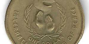 Australia - 1 Dollar - International Year of Peace