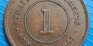 Straits Settlements - 1 Cent - 1907 - Edward VII - 29mm