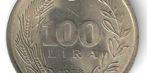 Turkey - 100 Lira - 1988 issue