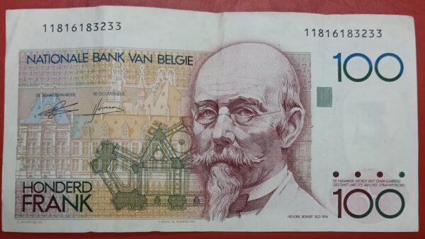 Belgium - 100 Francs - 1978 to 1984 issue - used VF++ Condition