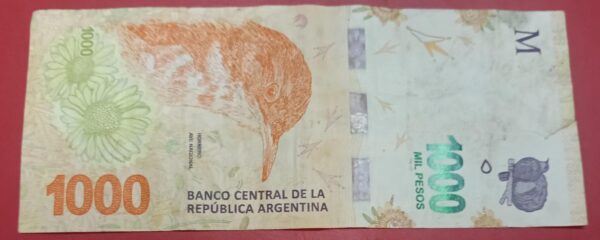 Argentina - 1000 Pesos - 2017 to 2022 issue - Used VF Condition
