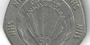 Britain - 50 pence - 50th anniversary of the National Health Service