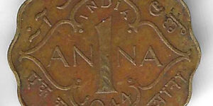 British India - 1 Anna - George VI - Brass - Various Years