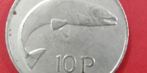 Ireland 10 Pence - 1978 - 28.5 mm -Salmon fish
