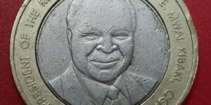 Kenya 40 shilling -Bimetallic