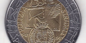 Italy - 500 Lire - Italian Traffic Police
