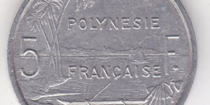 French Polynesia - 5 Francs